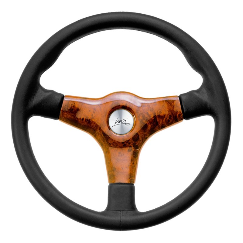Luisi Giba 3 Prestige Sportlenkrad Leder Edelholz Look mit TÜV Prüfbericht